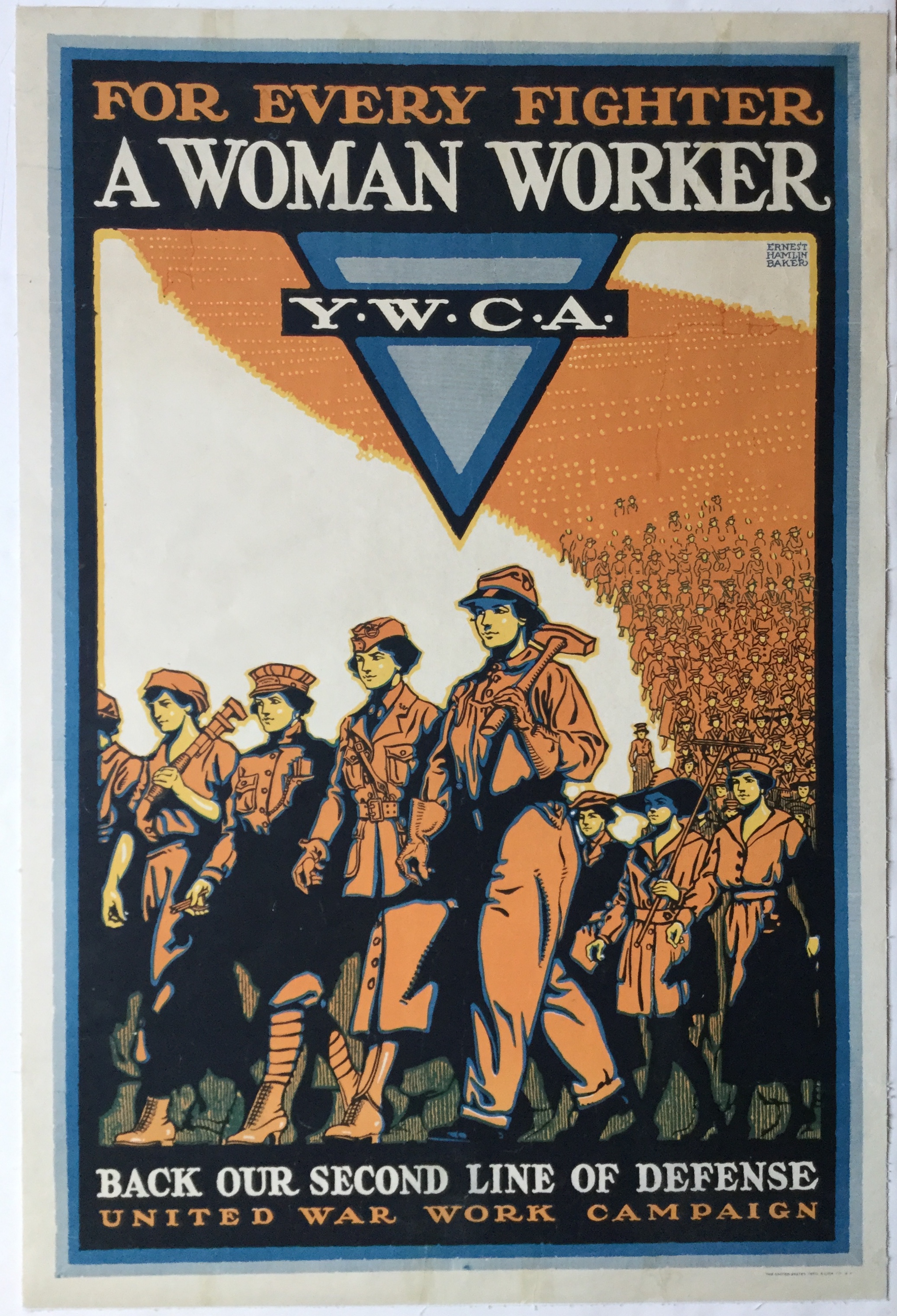 WW1245	FOR EVERY FIGHTER A WOMAN WORKER - Y W C A