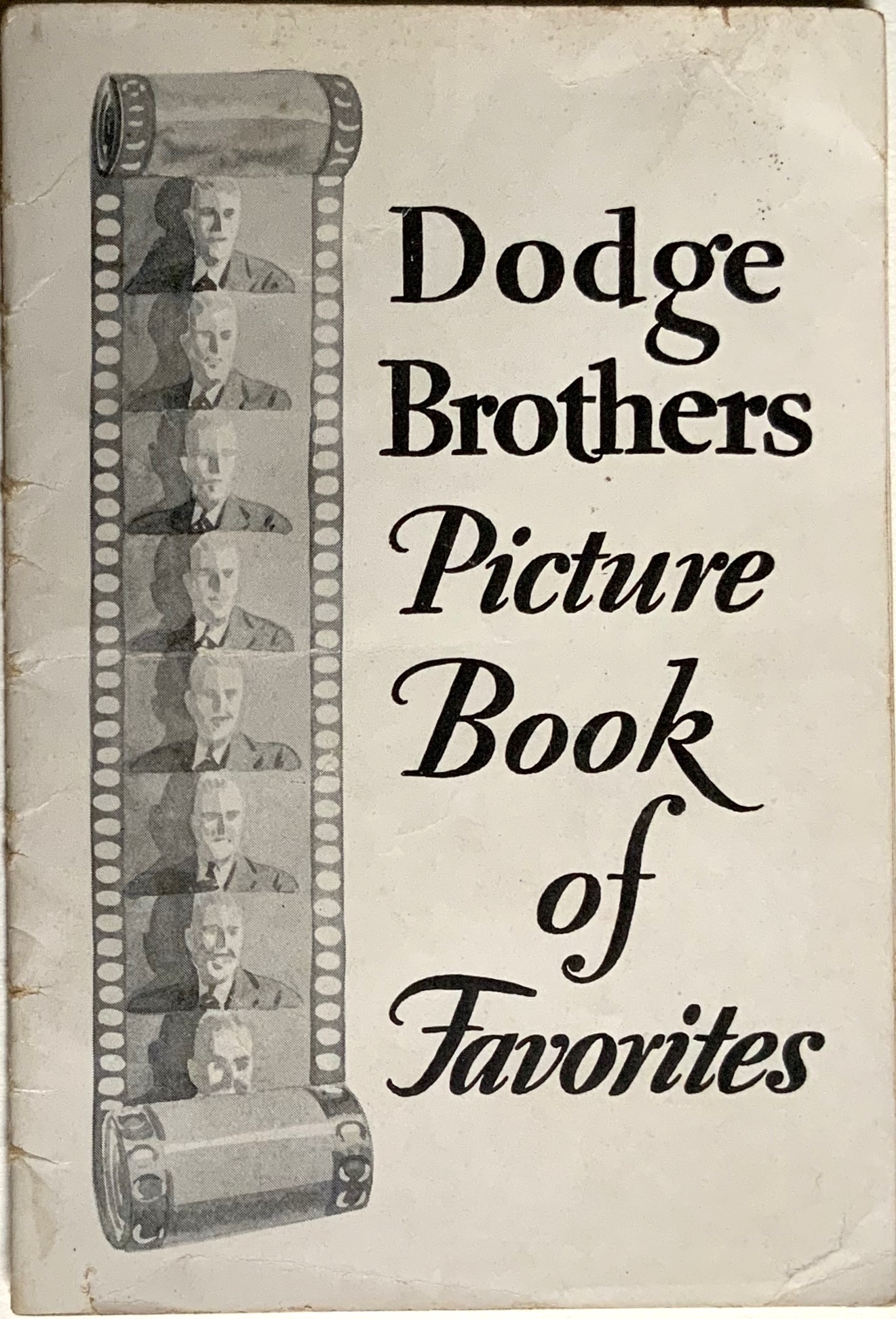 J769	DODGE BROTHERS PICTURE BOOK OF FAVORITES